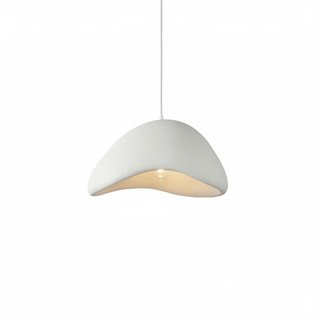 Suspension Wabi-Sabi Blanc Texturé