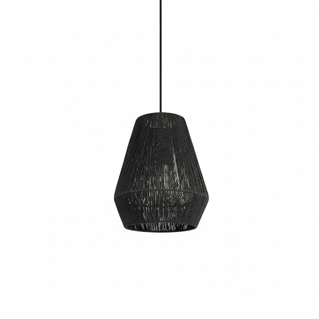 Suspension Cloche Corde Tressée Noire — google shopping