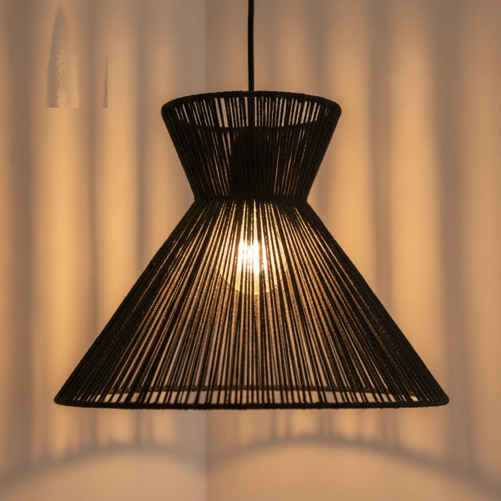 suspension-evasee-corde-tressee-noire section4 Image
