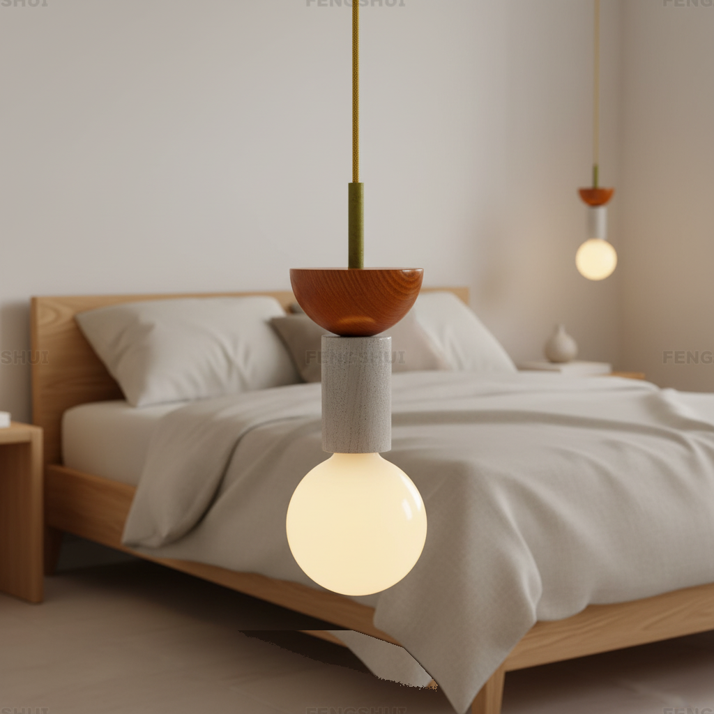 Suspension Globe Bois Style Nordique mise en ambiance dans un intérieur