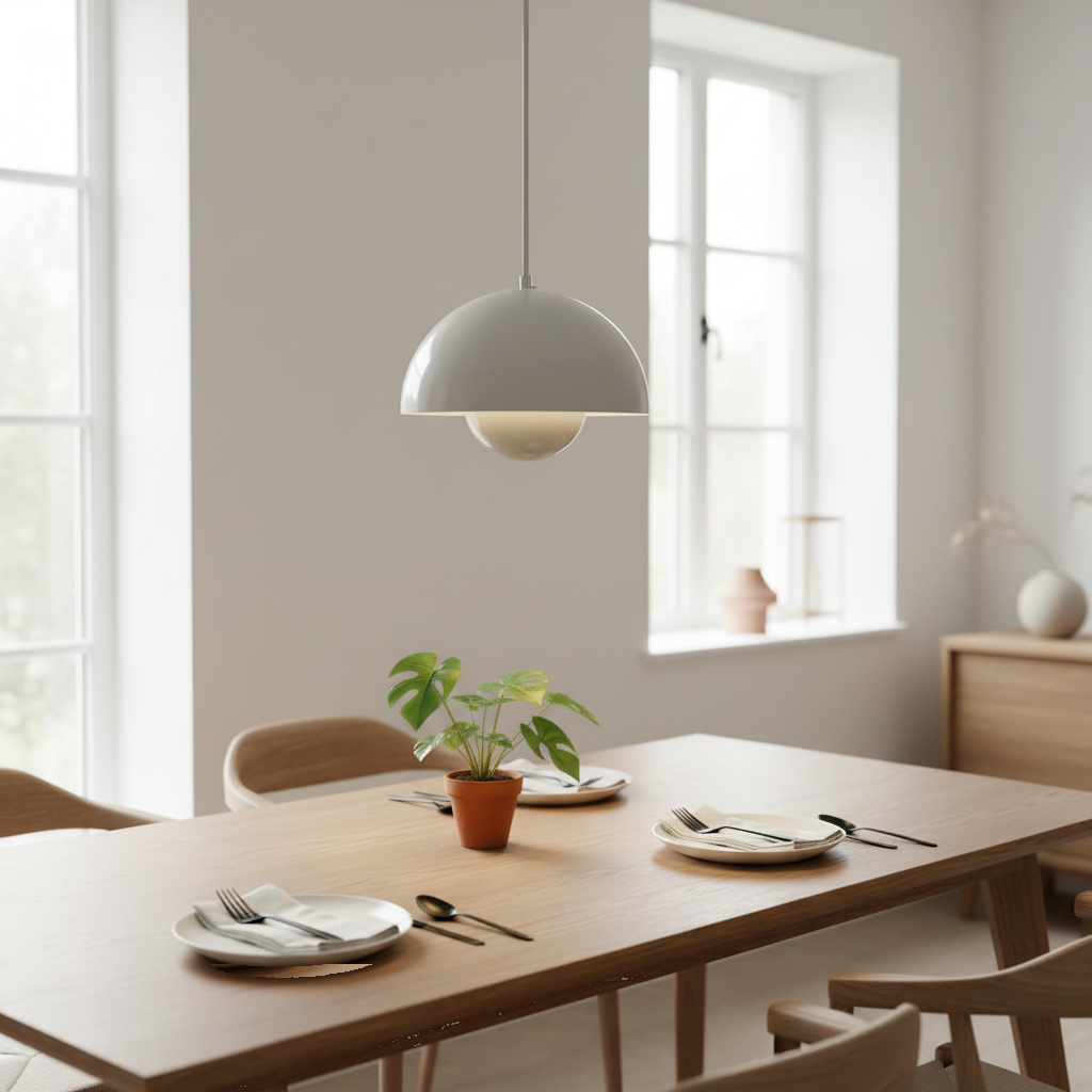Suspension Métal Bourgeon Design Moderne en situation décorative