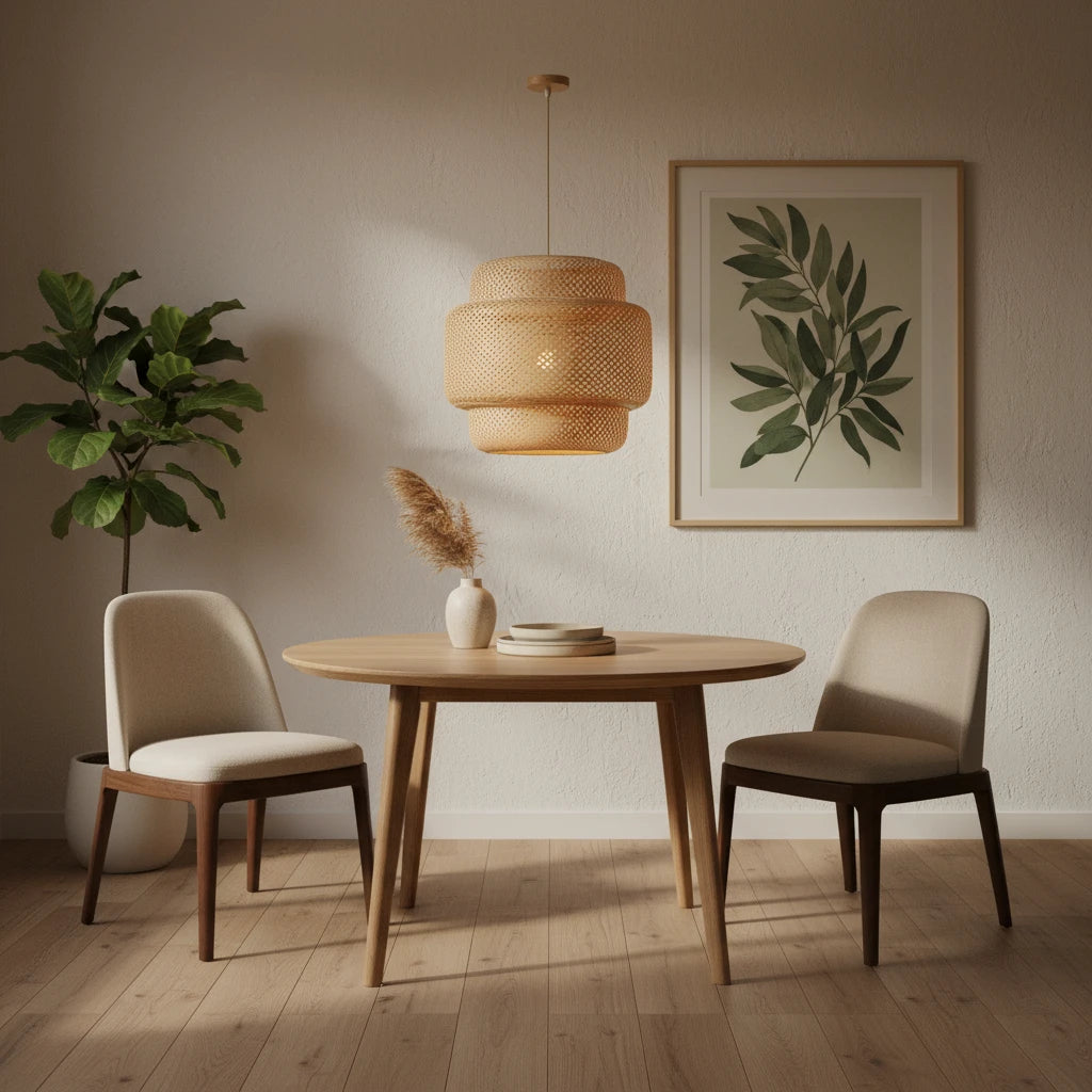 suspension-rotin-tresse-etage-naturelle highlight Image