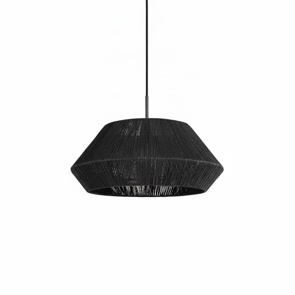 Suspension Tambour Corde Tressée Noire — google shopping
